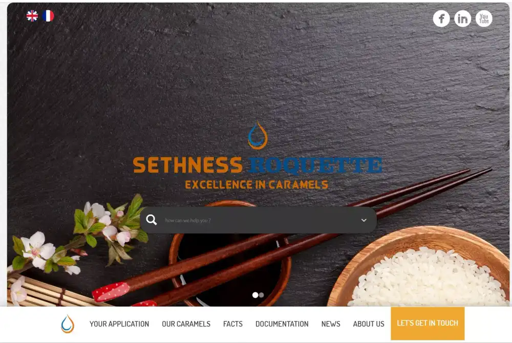 Image of our new website